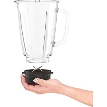 Tefal Blendforce 1750 ml Plastik Hazneli Buz Kırıcılı 4 Bıçaklı Tekli Sürahili Blender Siyah