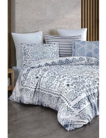 Varol Laura Home Jesolo Bambu 160x220 cm Lastikli Tek Kişilik Nevresim Takımı Beyaz