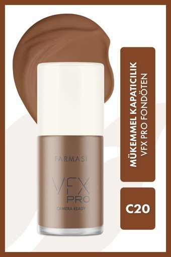 Farmasi Vfx Pro Camera Ready C20 Likit Serum Fondöten 30 ml
