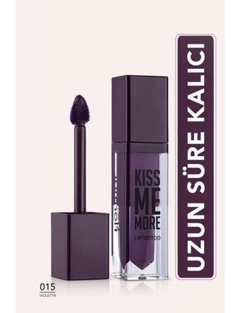 Flormar Kiss Me More 15 Violetta Mat Likit Fırçalı Ruj