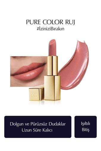 Estée Lauder Pure Color HiLustre 540 Angel Işıltılı Krem tick Ruj