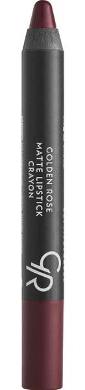 Golden Rose Matte Crayon 5 Dark Red Mat Krem Kalem Ruj