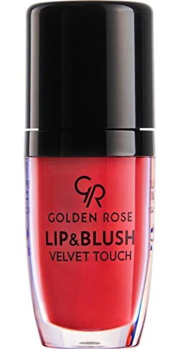 Golden Rose Velvet Touch 6 Real Red Parlak Likit Fırçalı Ruj