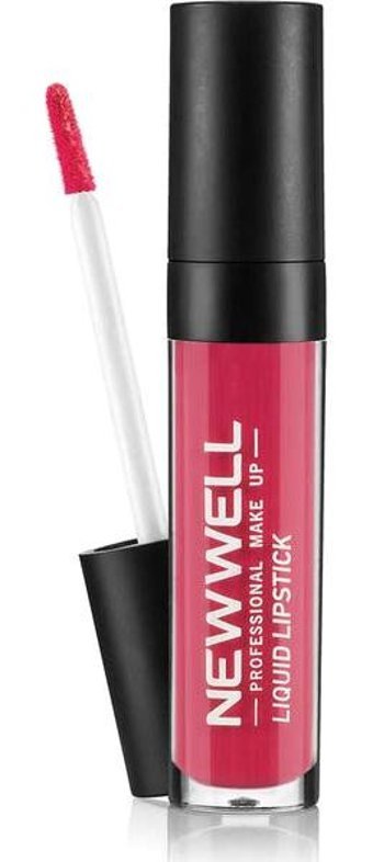 New Well 218 Pembe Mat Likit Fırçalı Ruj