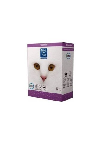 Fresh Paty Kokusuz Topaklanan İnce Taneli Aktif Karbonlu Bentonit Kedi Kumu 4x6 lt