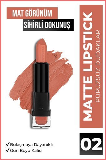 New Well 2 Mat Krem Lipstick Ruj