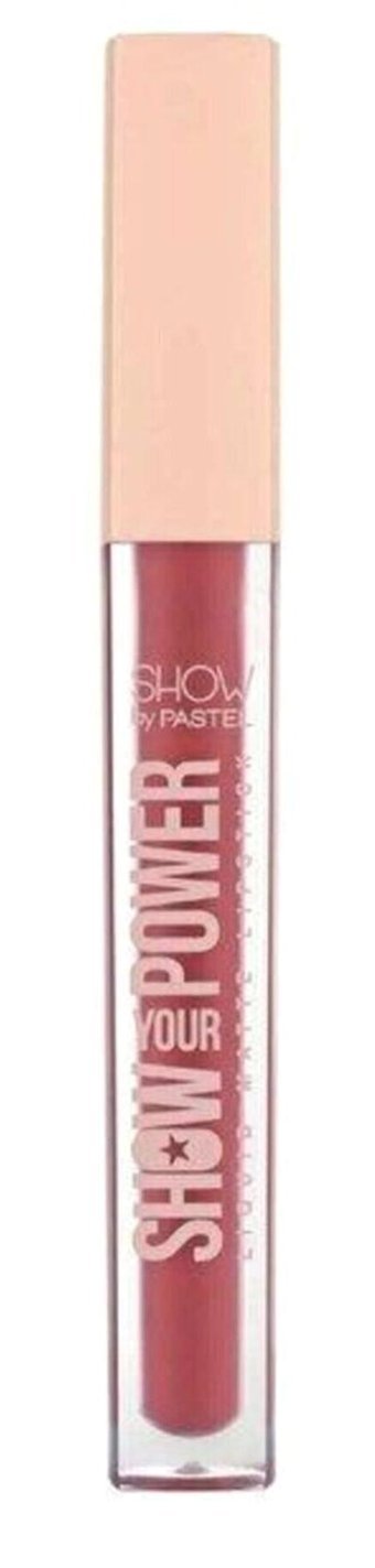 Pastel Show Your Power 601 Pudra Mat Likit Fırçalı Ruj