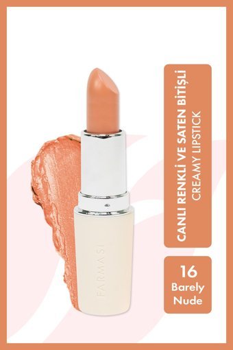 Farmasi Creamy 16 Nude Parlak Krem Lipstick Ruj