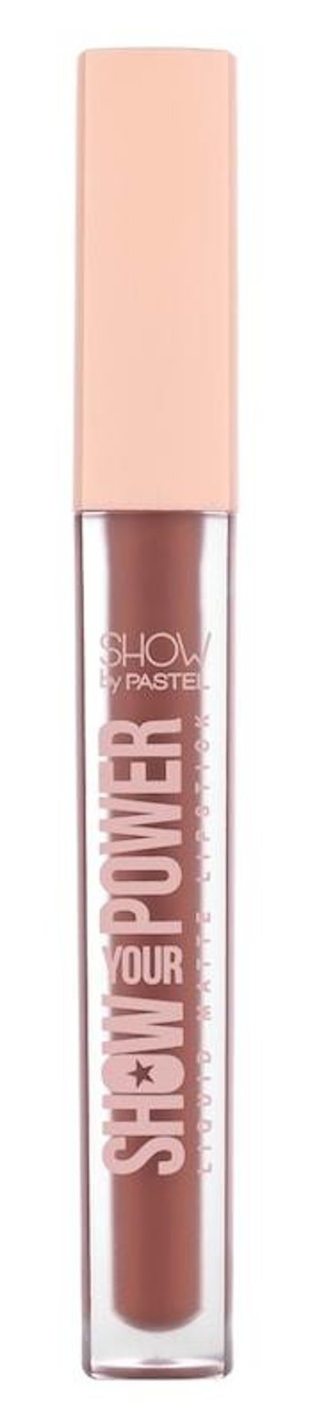 Pastel Show Your Power 603 Koyu Kahve Mat Likit Fırçalı Ruj