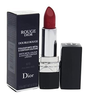 Dior Double Rouge 673 Pulsing Red Parlak Krem Lipstick Ruj