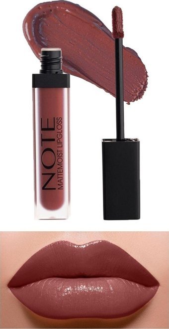 Note Mattemoist 415 Shy Berry Bordo Yarı Mat Likit Fırçalı Ruj