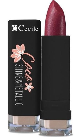 Cecile Coco 4 Coco Shine Metallıc Kadife Krem Lipstick Ruj