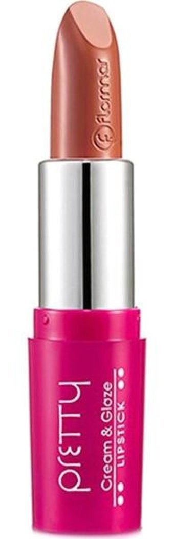 Flormar Pretty Cream & Glaze 304 Parlak Krem Lipstick Ruj