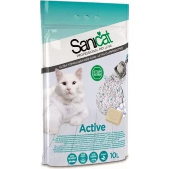 Eurocat Marsilya Sabunu Kokulu Topaklanan İnce Taneli Bentonit Kedi Kumu 10 lt