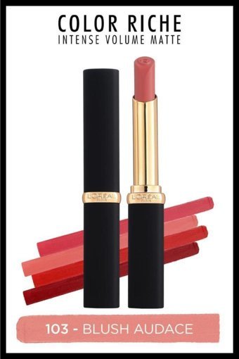 L’Oréal Paris Color Riche Intense Volume 103 Mat Krem Lipstick Ruj