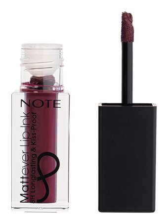 Note Mattever LipInk 16 Plum Queen Mor Kalıcı Mat Likit Fırçalı Ruj