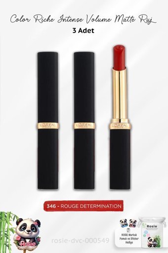 L’Oréal Paris Volume 346 Mat Krem Lipstick Ruj