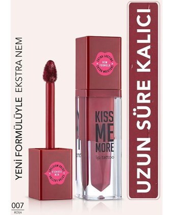 Flormar Kiss Me More 7 Rosa Kalıcı Mat Likit Fırçalı Ruj
