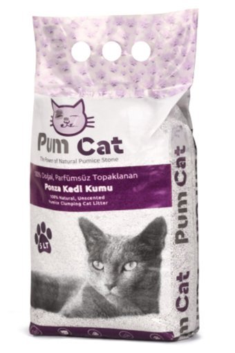 Pumice World Topaklanan İnce Taneli Bentonit Kedi Kumu 5 lt