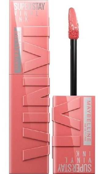 Maybelline New York Super Stay Vınyl Ink 100 Charmed Parlak Likit Fırçalı Ruj