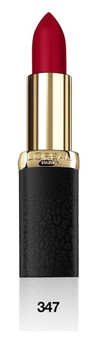 L’Oréal Paris Color Riche Addiction 347 Rouge Stiletto Mat Krem Lipstick Ruj