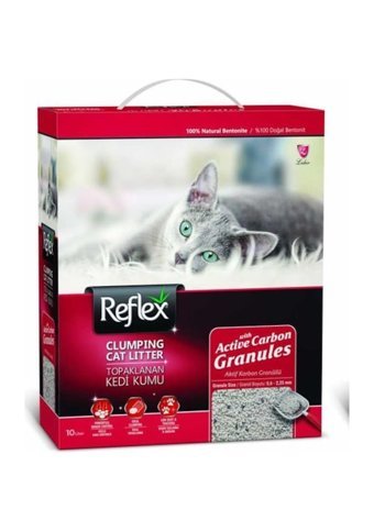 Reflex Kokusuz Topaklanan İnce Taneli Aktif Karbonlu Bentonit Kedi Kumu 20 lt