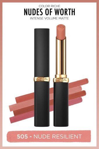 L’Oréal Paris Color Riche Intense Volume 505 Intense Nude Mat Krem Lipstick Ruj