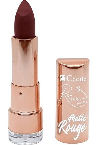 Cecile Rose Water 5 Mat Krem Lipstick Ruj