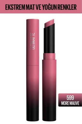 Maybelline New York Sensational Ultimatte 599 Mauve Mat Krem Lipstick Ruj