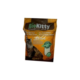 Bio Kitty Aloe Vera Kokulu Topaklanan İnce Taneli Bentonit Kedi Kumu 10 lt