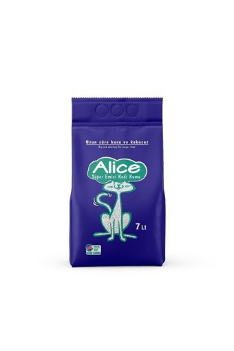 Alice Topaklanan Kalın Taneli Bentonit Kedi Kumu 4x7 lt