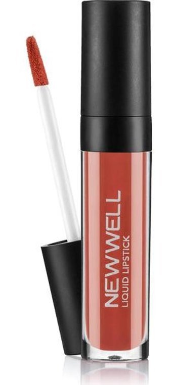 New Well 212 Parlak Likit Fırçalı Ruj