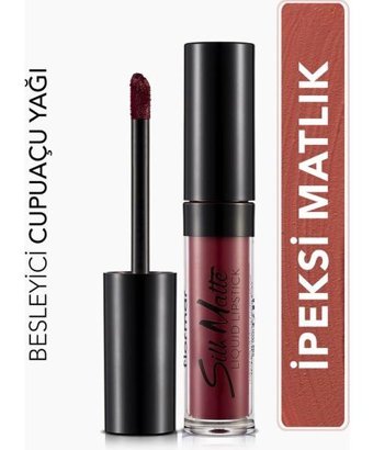 Flormar Silk Matte 9 Açık Mercan Mat Likit Fırçalı Ruj
