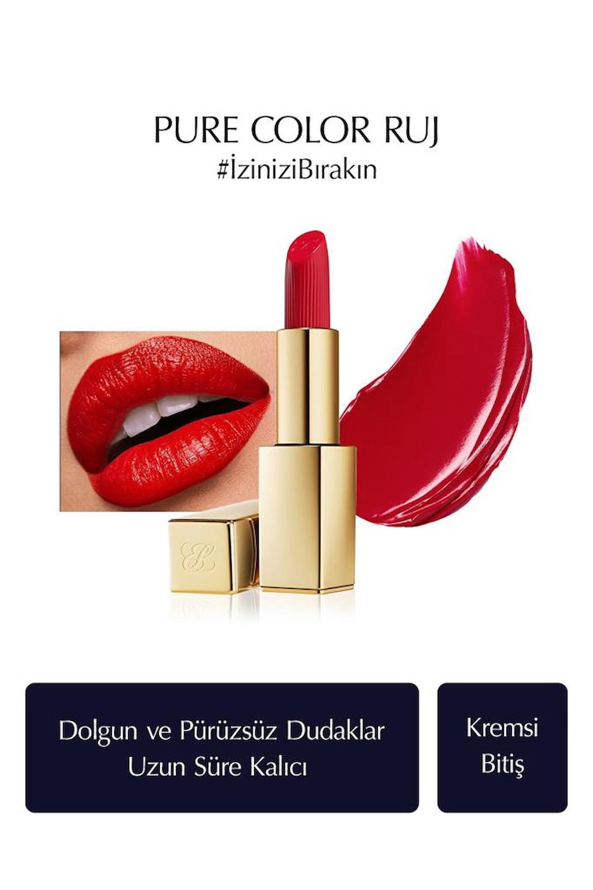Estée Lauder Pure Color Creme 520 Carnal Parlak Krem Lipstick Ruj