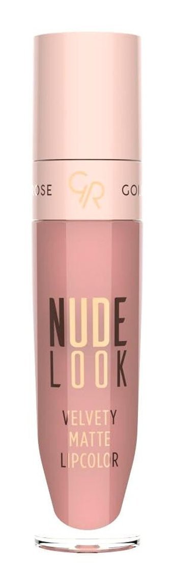 Golden Rose Nude Look Velvety 3 Rosy Nude Mat Likit Fırçalı Ruj