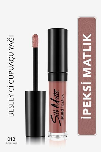 Flormar Silk Matte 18 Sunny Land Mat Likit Fırçalı Ruj