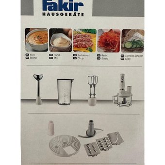 Fakir SMS-1017 1500 ml Plastik Hazneli Çift Bıçaklı 3'lü Blender Seti Beyaz