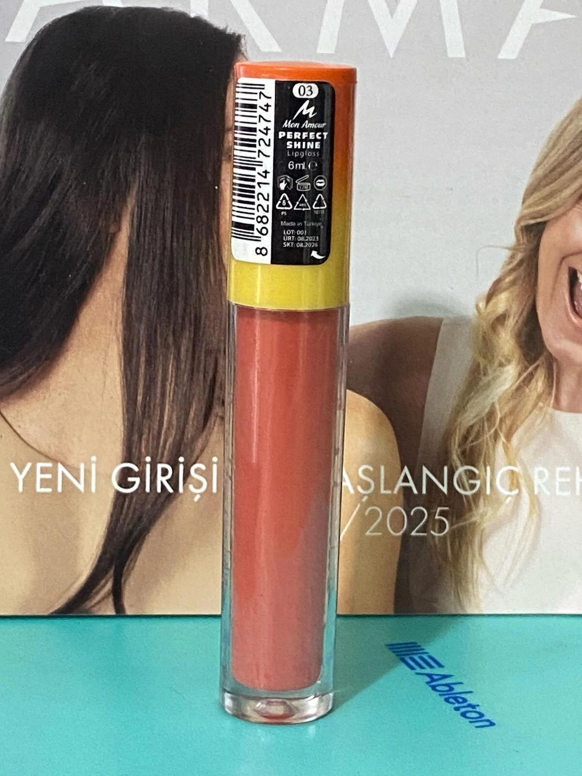 Mon Amour Perfect Shine 3 Parlak Likit Fırçalı Ruj