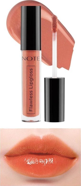 Note Flawless 5 Sweet And Sour Turuncu Parlak Likit Fırçalı Ruj