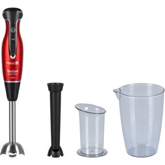 Tefal Powelix Activflow Baby Food 1000 ml Plastik Hazneli Turbolu 4 Bıçaklı 4'lü Blender Seti Kırmızı