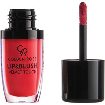 Golden Rose Lip & Blush Velvet 6 Parlak Likit Fırçalı Ruj