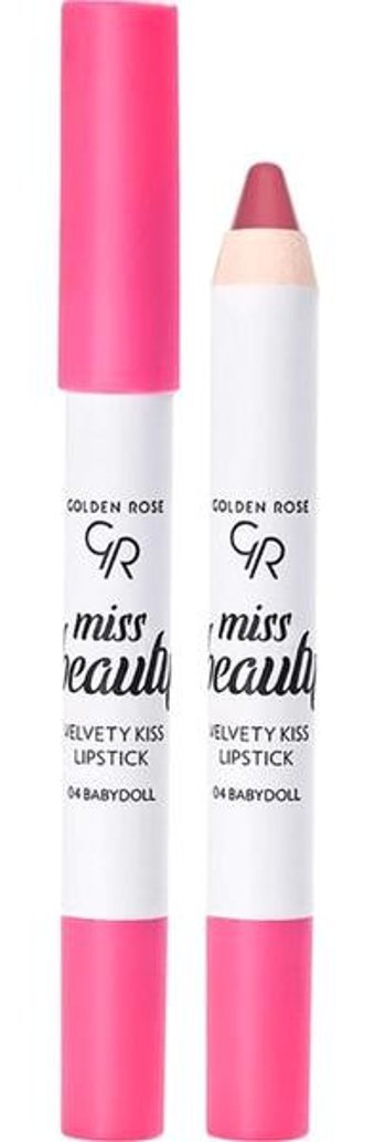 Golden Rose Miss Beauty Velvety Kiss 4 Babydoll Mat Krem Kalem Ruj