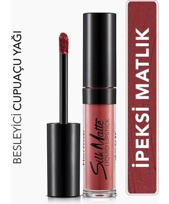 Flormar Silk Matte 6 Blossom Cherry Mat Krem Lipstick Ruj