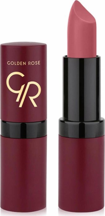 Golden Rose Velvet 12 Pembe Mat Krem Lipstick Ruj