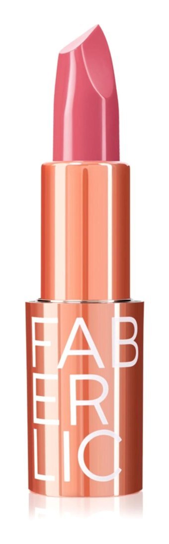 Faberlic Glam Team 4 Kahverengi Pembe Parlak Krem Lipstick Ruj