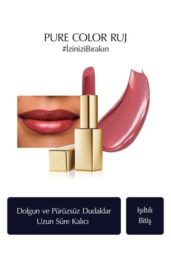 Estée Lauder Pure Color HiLustre 420 Rose Işıltılı Krem Lipstick Ruj