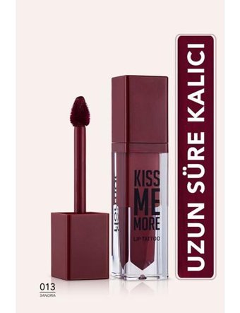 Flormar Kiss Me More 13 Sangria Mat Likit Fırçalı Ruj
