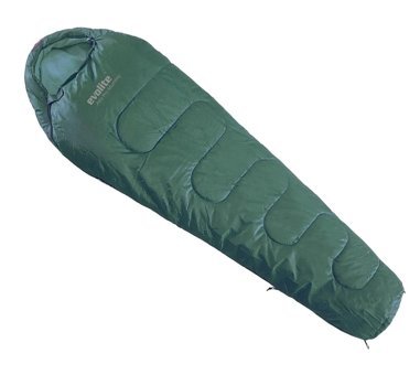 Evolite Alfa Pro 0 Derece Polyester Kamp Tek Kişilik Yetişkin Uyku Tulumu Haki