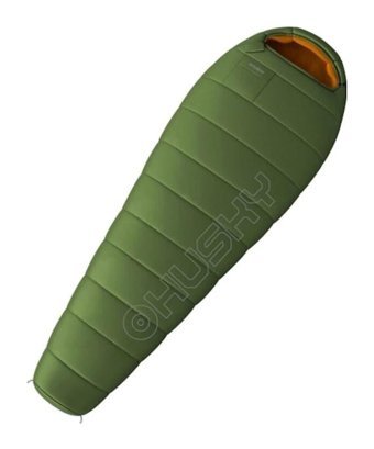 Husky Mantılla -5 Derece Polyester Trekking Tek Kişilik Yetişkin Uyku Tulumu Yeşil