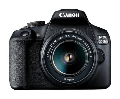 Canon EOS 2000D DC Şipşak 10-18 mm Full HD DSLR Dijital Fotoğraf Makinesi
